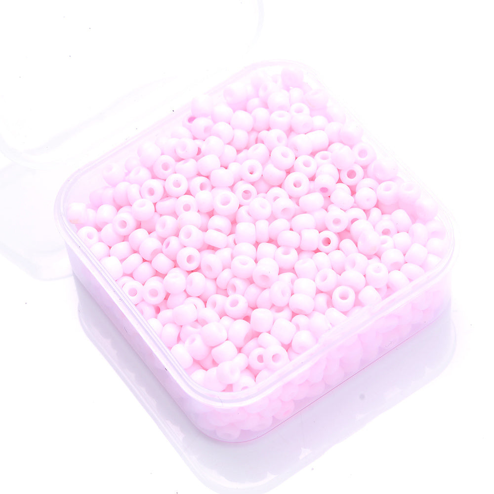 1000PCS 3mm Macaron Multicolor Glass Seed Bead Set