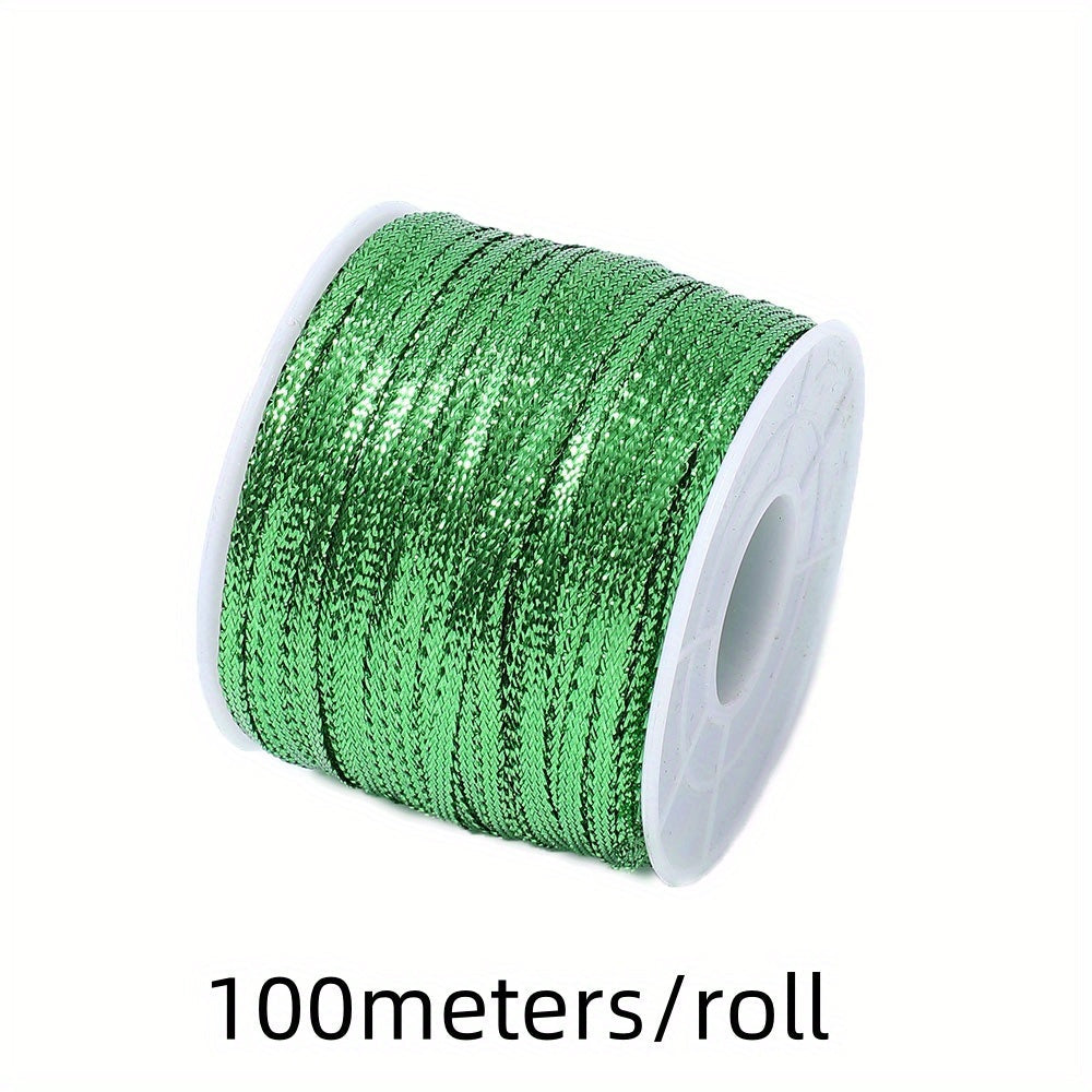 100 m/Roll 3 mm Christmas Ribbon Cord
