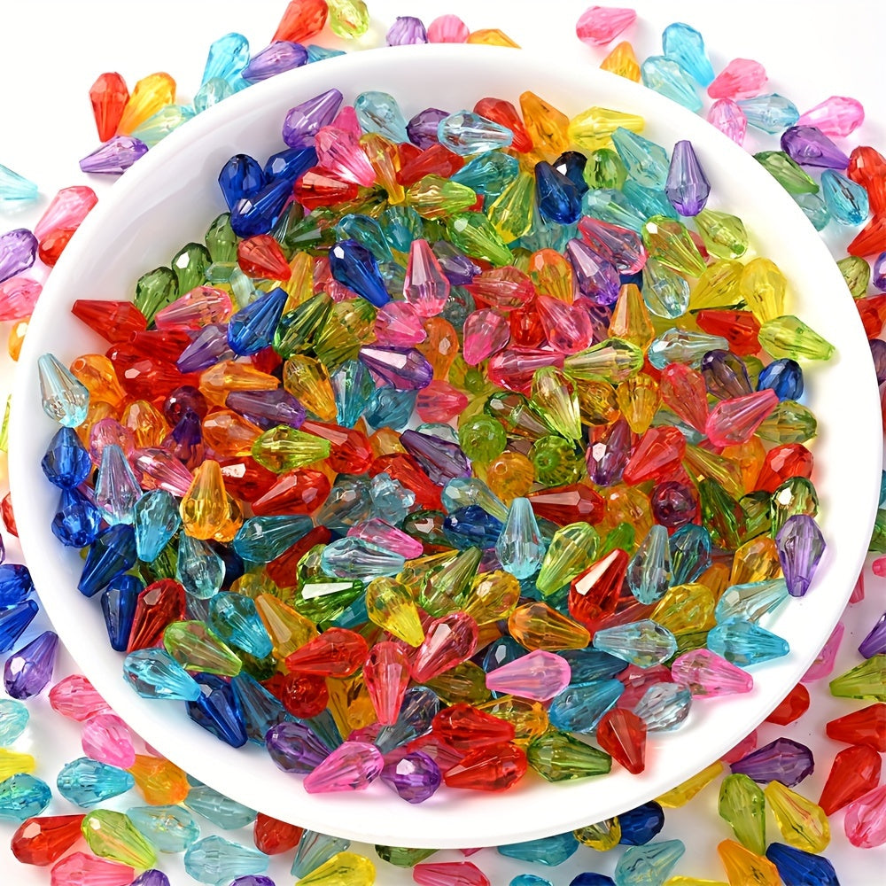 Water Drop Acrylic Beads