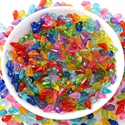 Water Drop Acrylic Beads