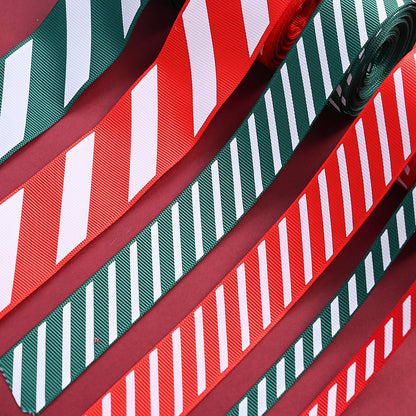Christmas Striped Ribbon