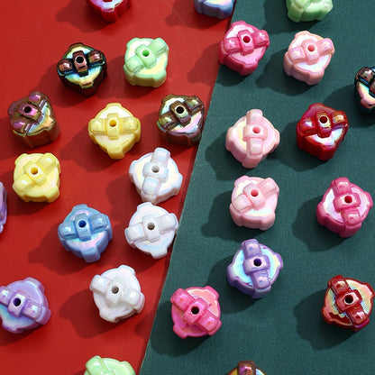 Gift Box Shape Acrylic Beads