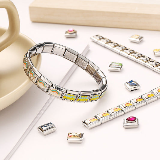 9x10 mm Stainless Steel Modular Charm Link