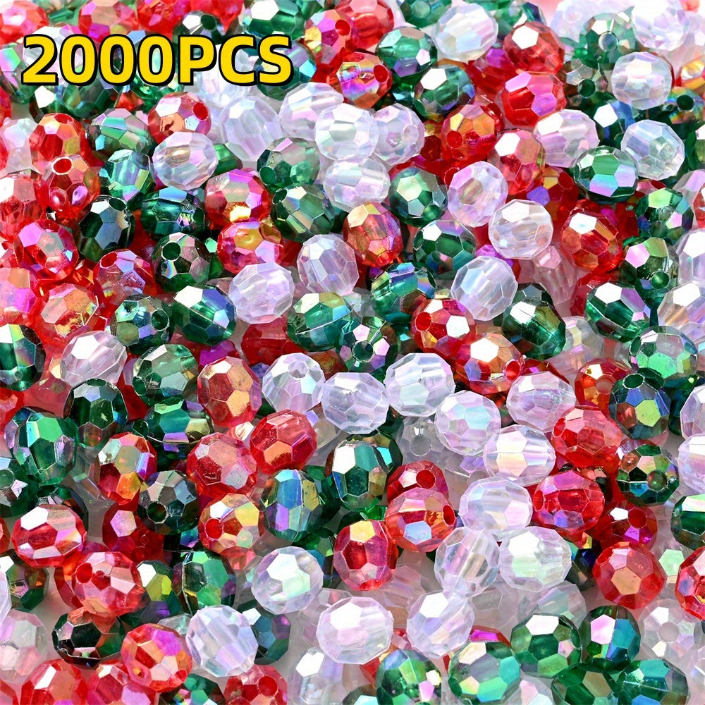 1000/2000pcs Christmas Acrylic Corner Beads