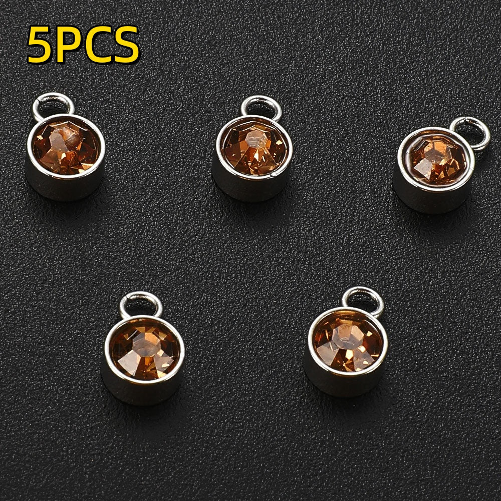 Birthstone Alloy Pendants