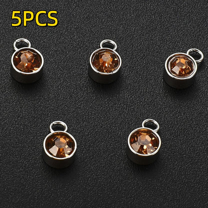 Birthstone Alloy Pendants