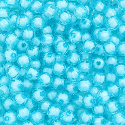 8/10mm Transparent Pumpkin Acrylic Beads