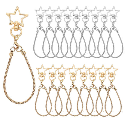 Blank Beadable Keychain Set