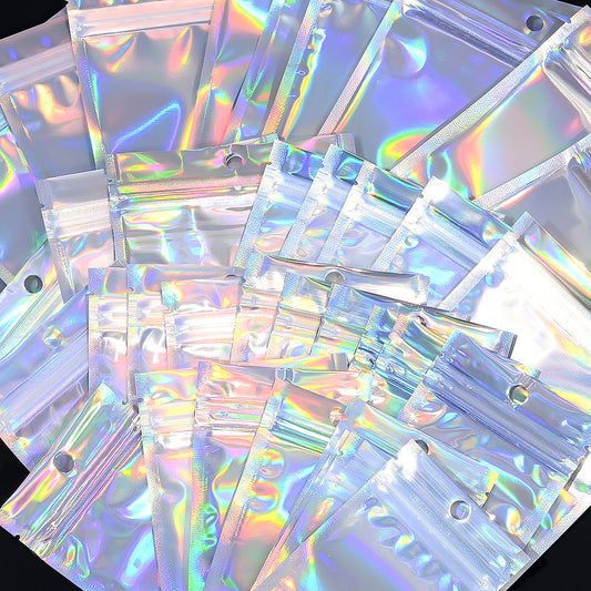 Holographic Resealable Packaging Bags