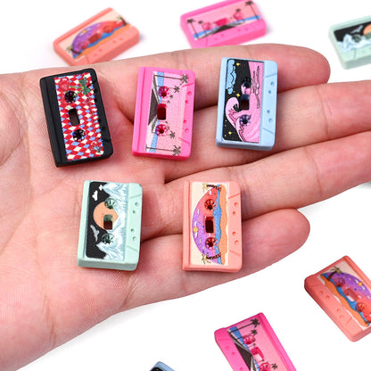 Retro Beach Waves Print Beads