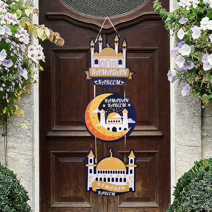 Eid Mubarak Door Hanging Flags