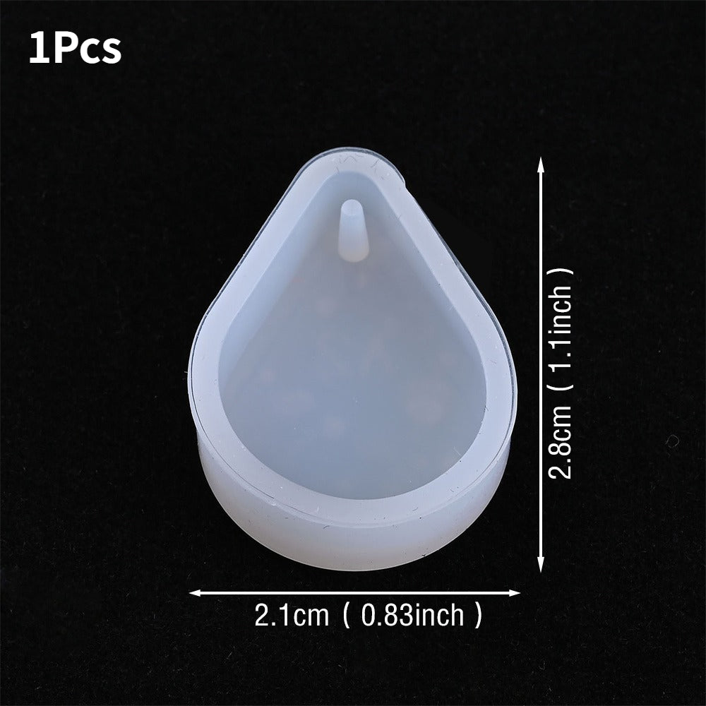 Transparent Silicone Pendant and Keychain Molds