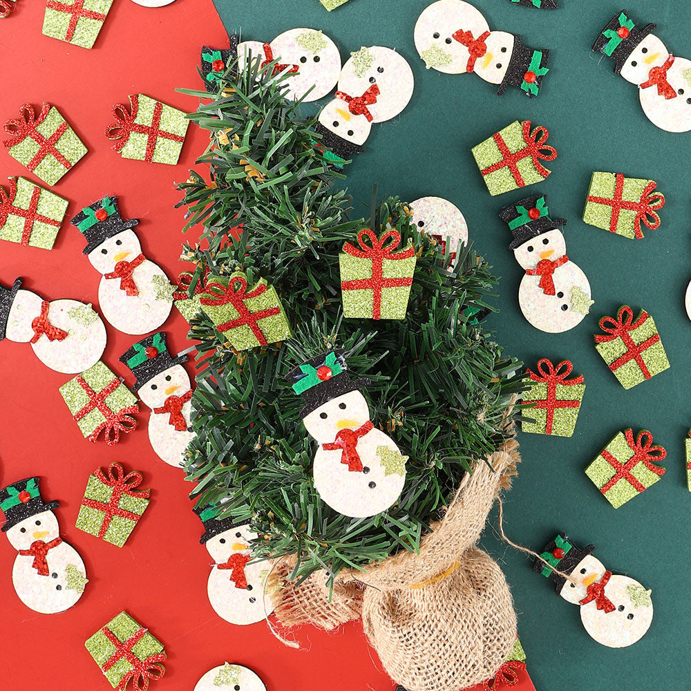 Christmas Glitter Decorative Patches