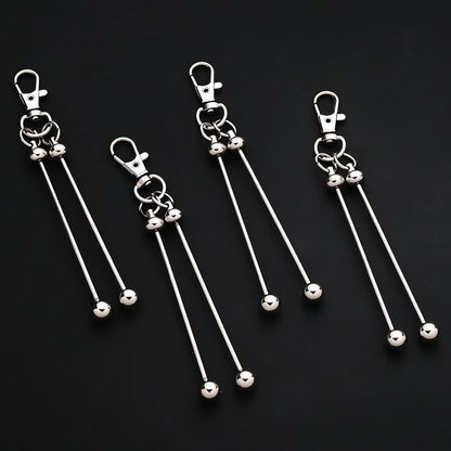Double Blank Bar Beadable Keychain Set