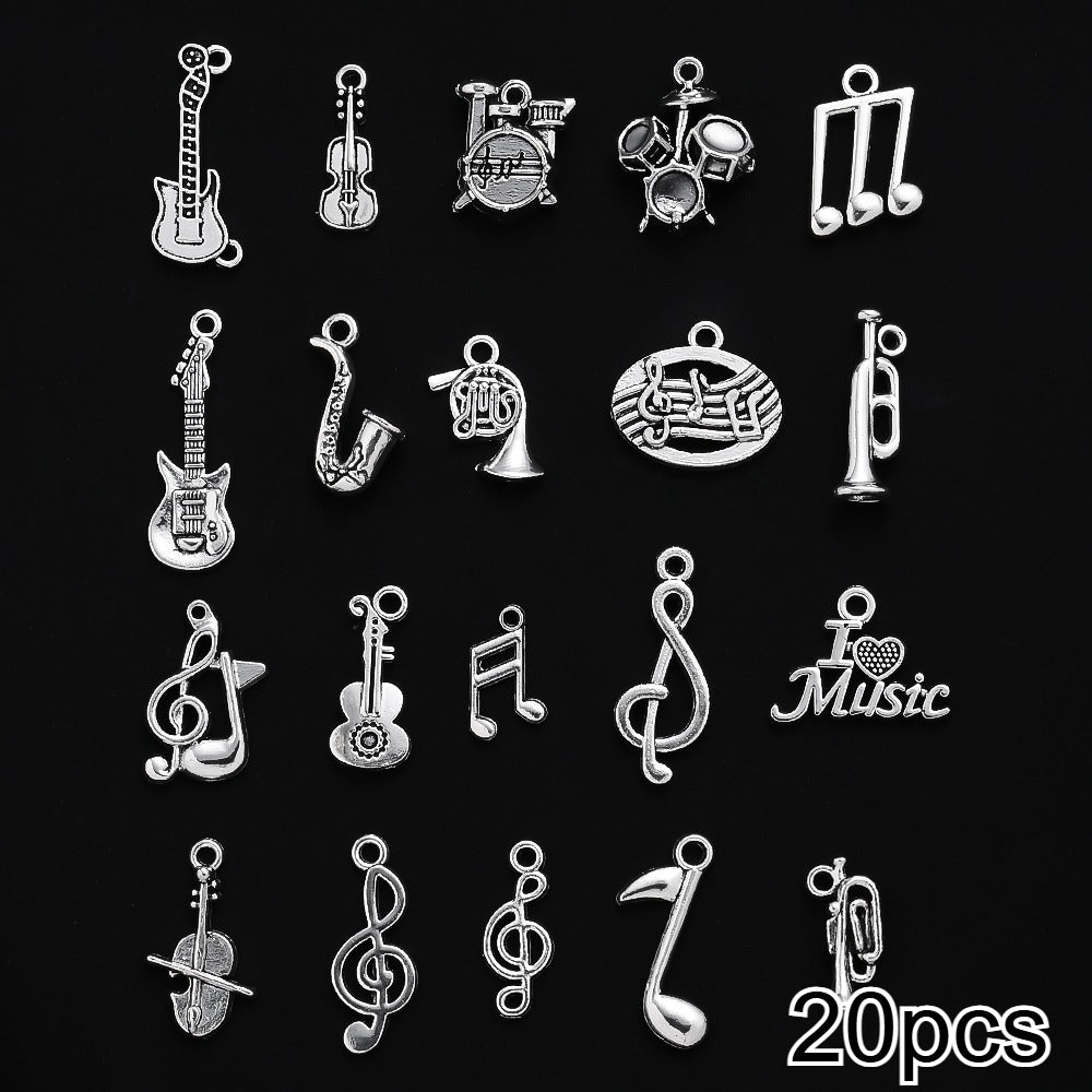 Musical Instrument Alloy Pendants