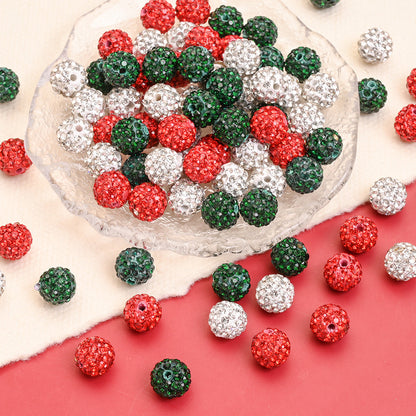 Christmas Resin Ball Beads