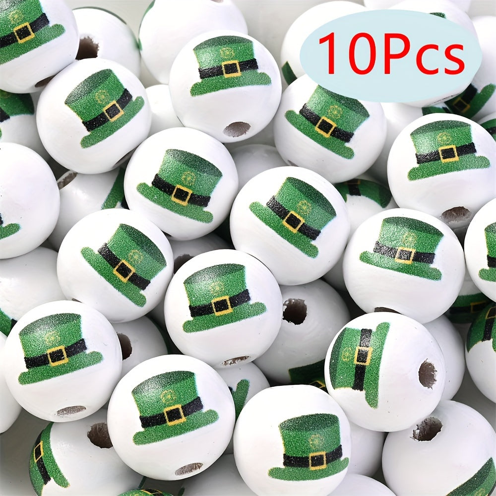 St. Patrick’s Day Wooden Beads