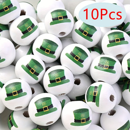 St. Patrick’s Day Wooden Beads