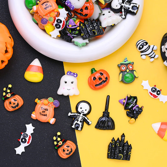 Halloween Resin Decorative Beads