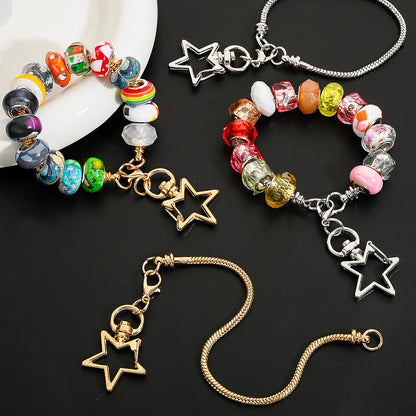 Blank Beadable Keychain Set