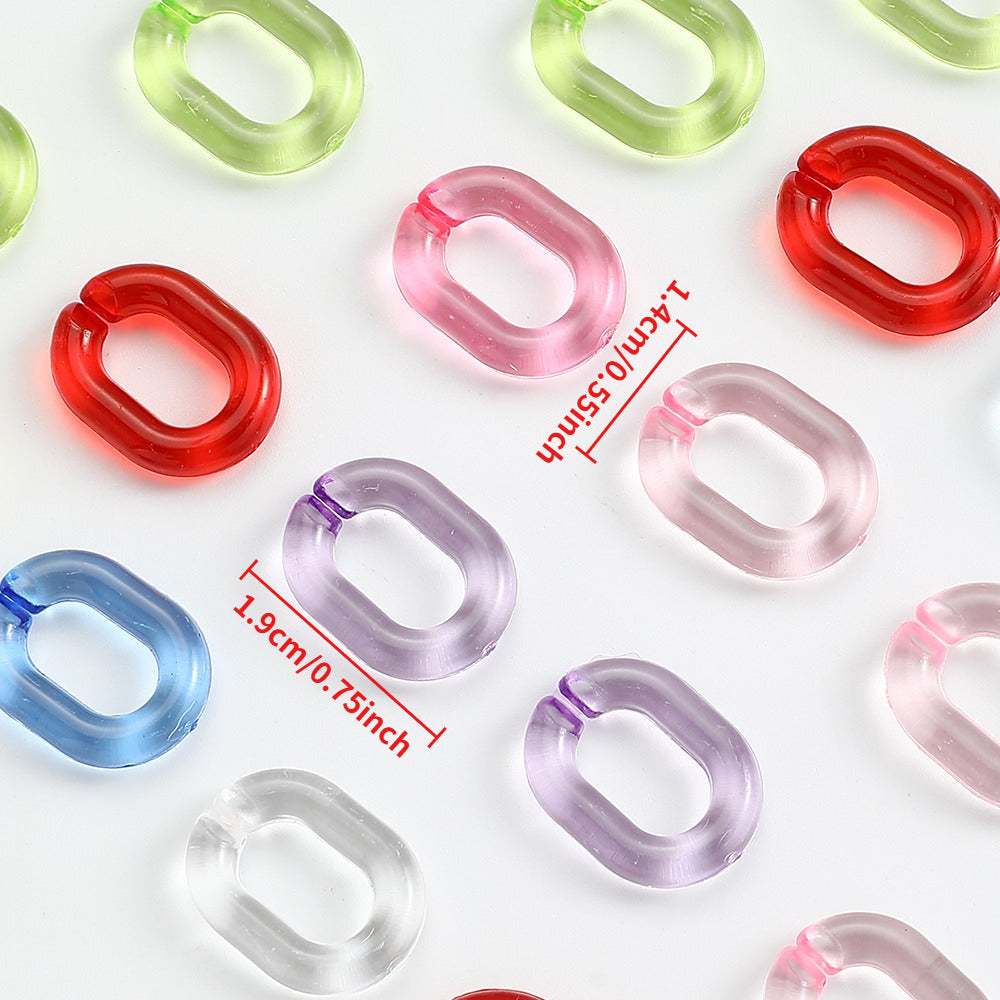 Clear Acrylic Chain Clasps
