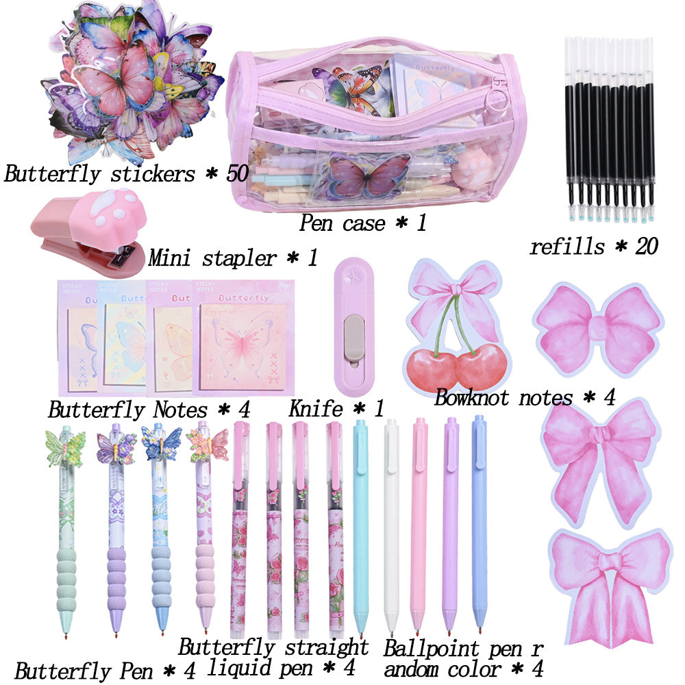 Butterfly Writing Supplies Set