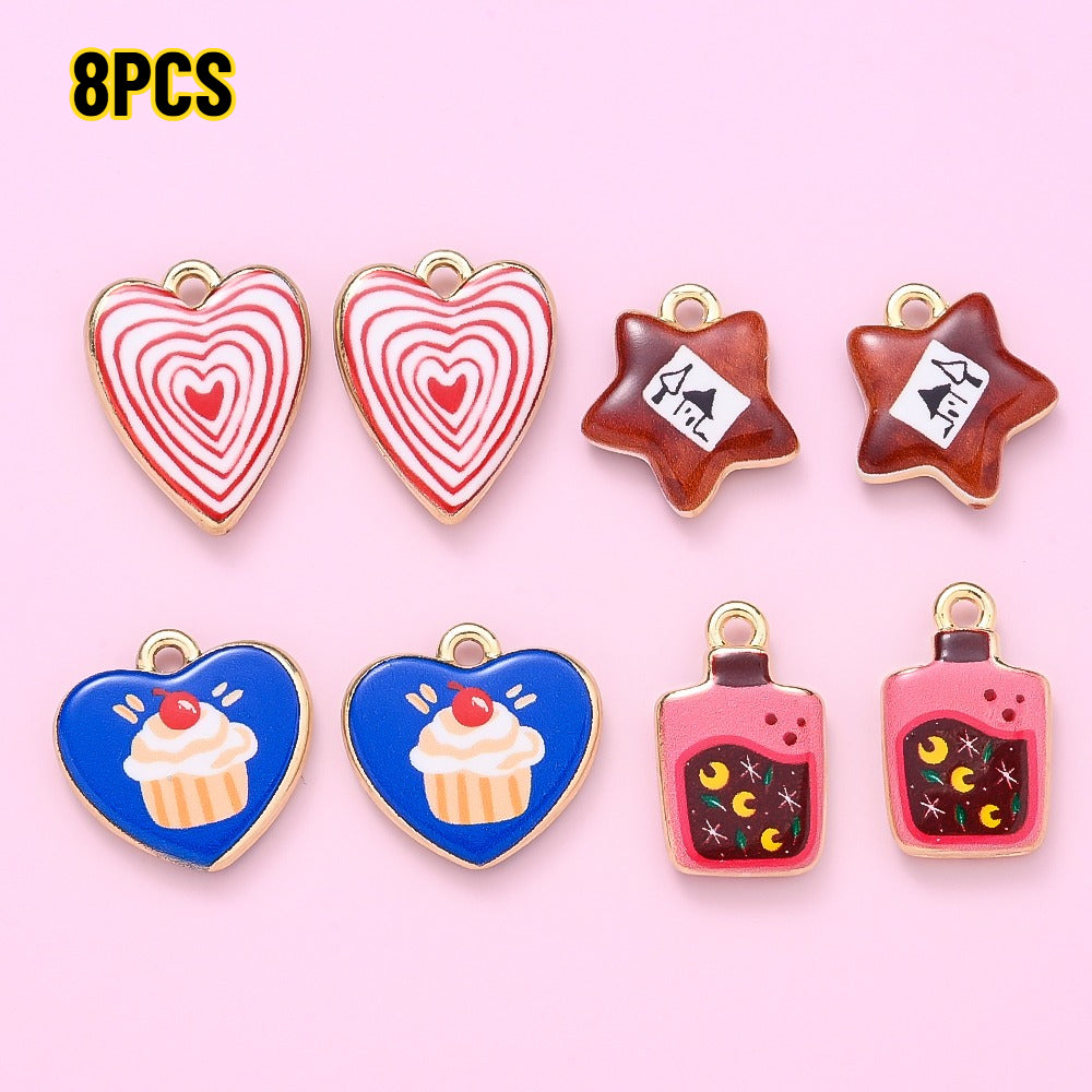 Vintage Enamel Animal and Symbol Charms