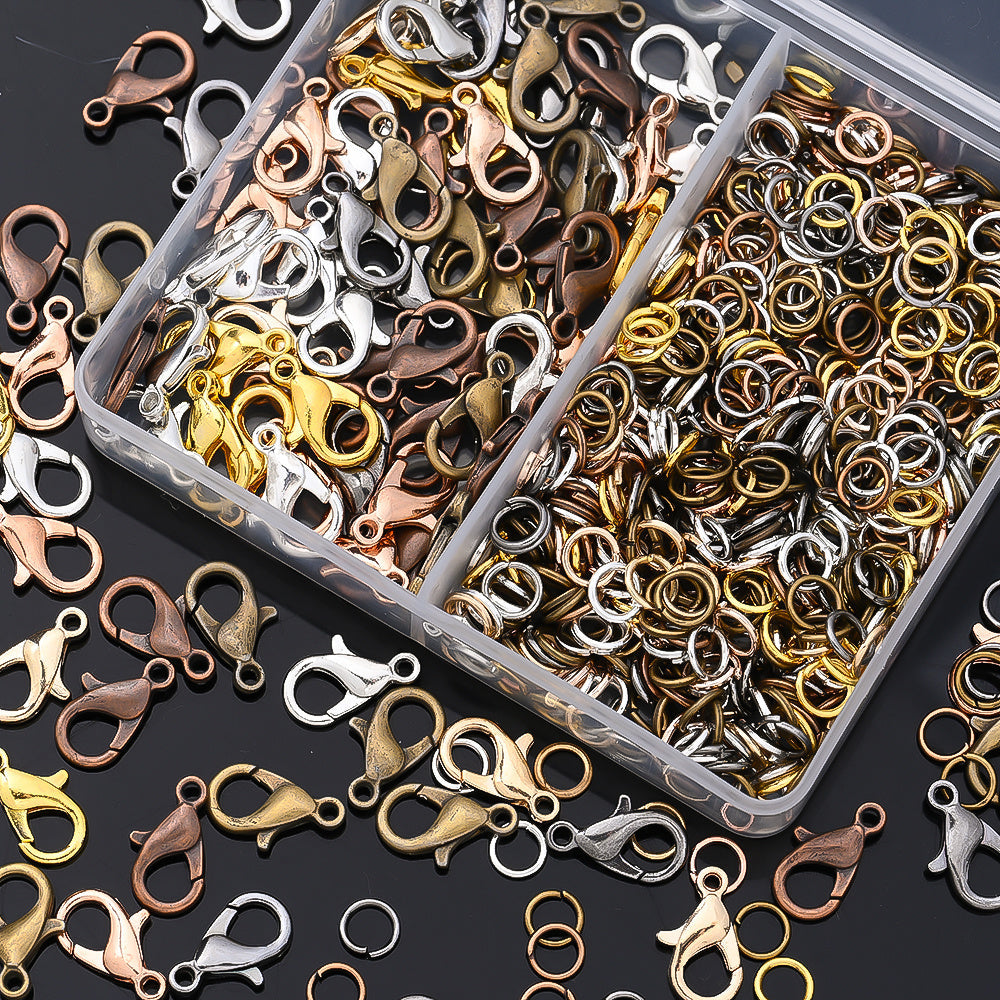 Lobster Clasp & Open Ring Jewelry Findings Kit