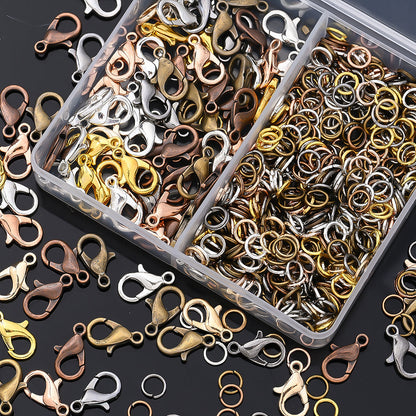 Lobster Clasp & Open Ring Jewelry Findings Kit