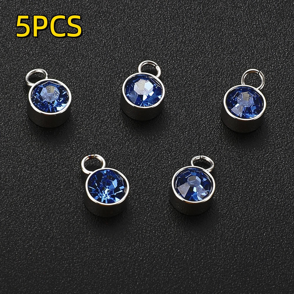 Birthstone Alloy Pendants