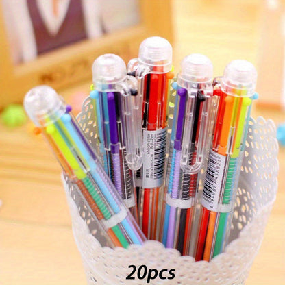 6-Color Ballpoint Pens