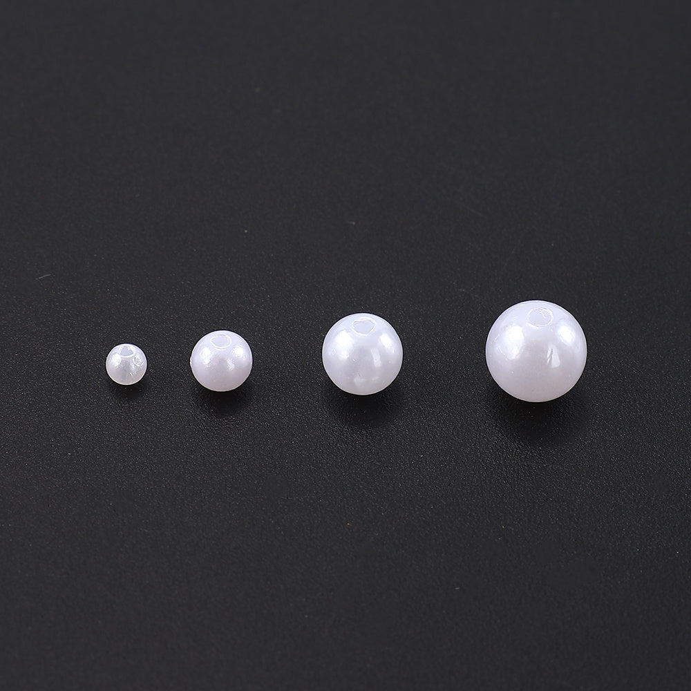 1100PCS Multi-Size Faux Pearl Bead Set