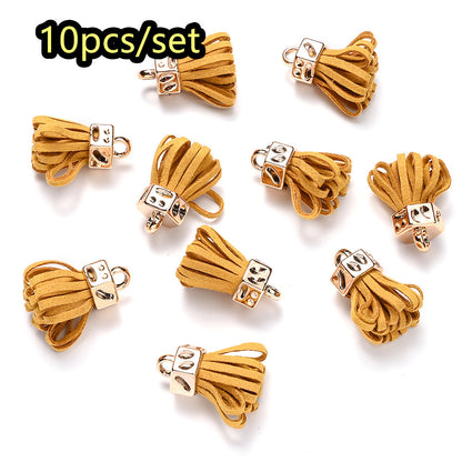 Fashion Mini Colorful Fringe with Golden Cap