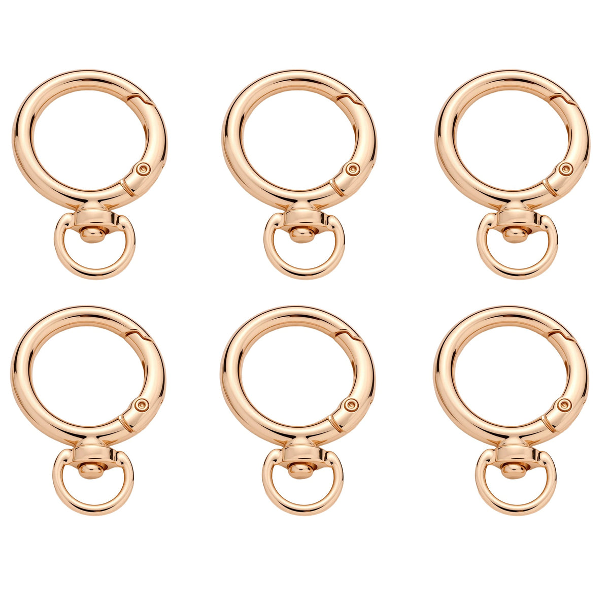Golden & Silver Keychain Clasp Set