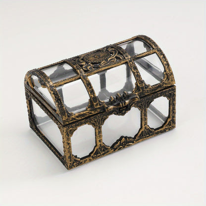 1pc Vintage Treasure Chest Storage Box