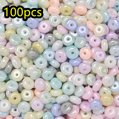 Golden Gradient Abacus Beads