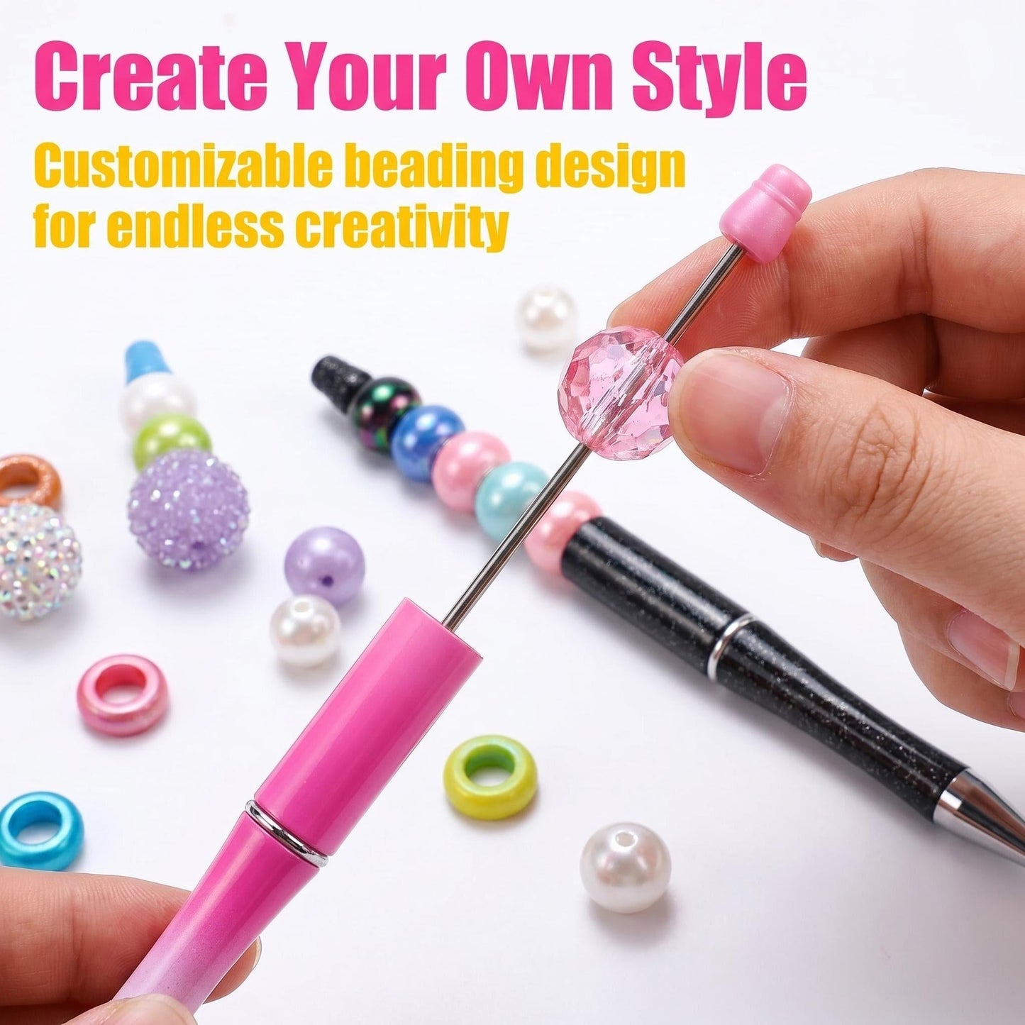 Beadable Ballpoint Pen DIY Set