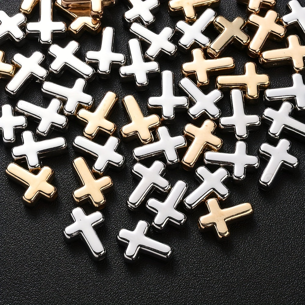 Cross CCB Spacer Beads