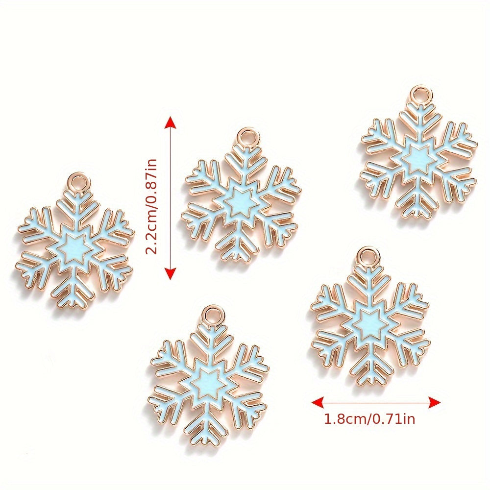 Mixed Metal Christmas Pendants