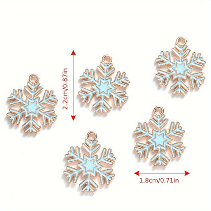 Mixed Metal Christmas Pendants
