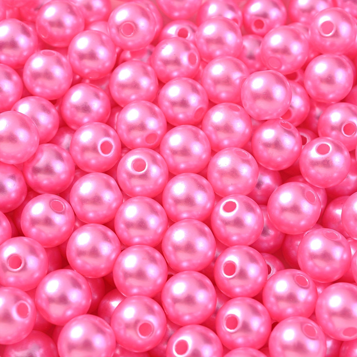 Colorful Imitation Pearl Acrylic Beads