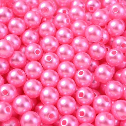 Colorful Imitation Pearl Acrylic Beads