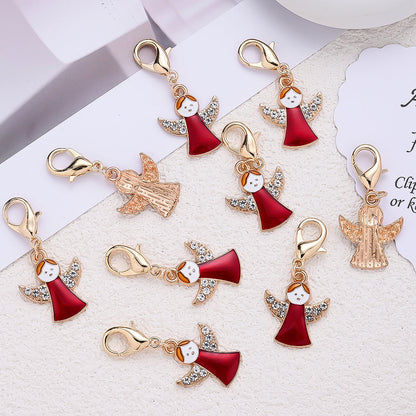 Red Angel Charms with Wish Cards
