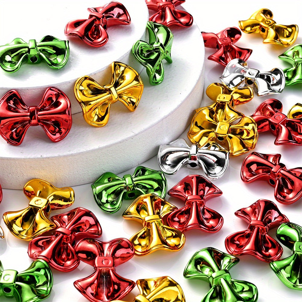 Acrylic Bow Beads