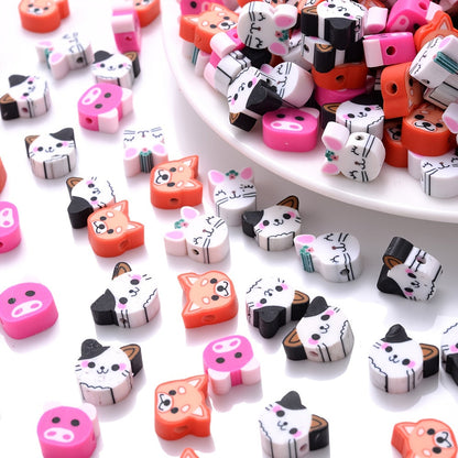 Animal Polymer Clay Beads