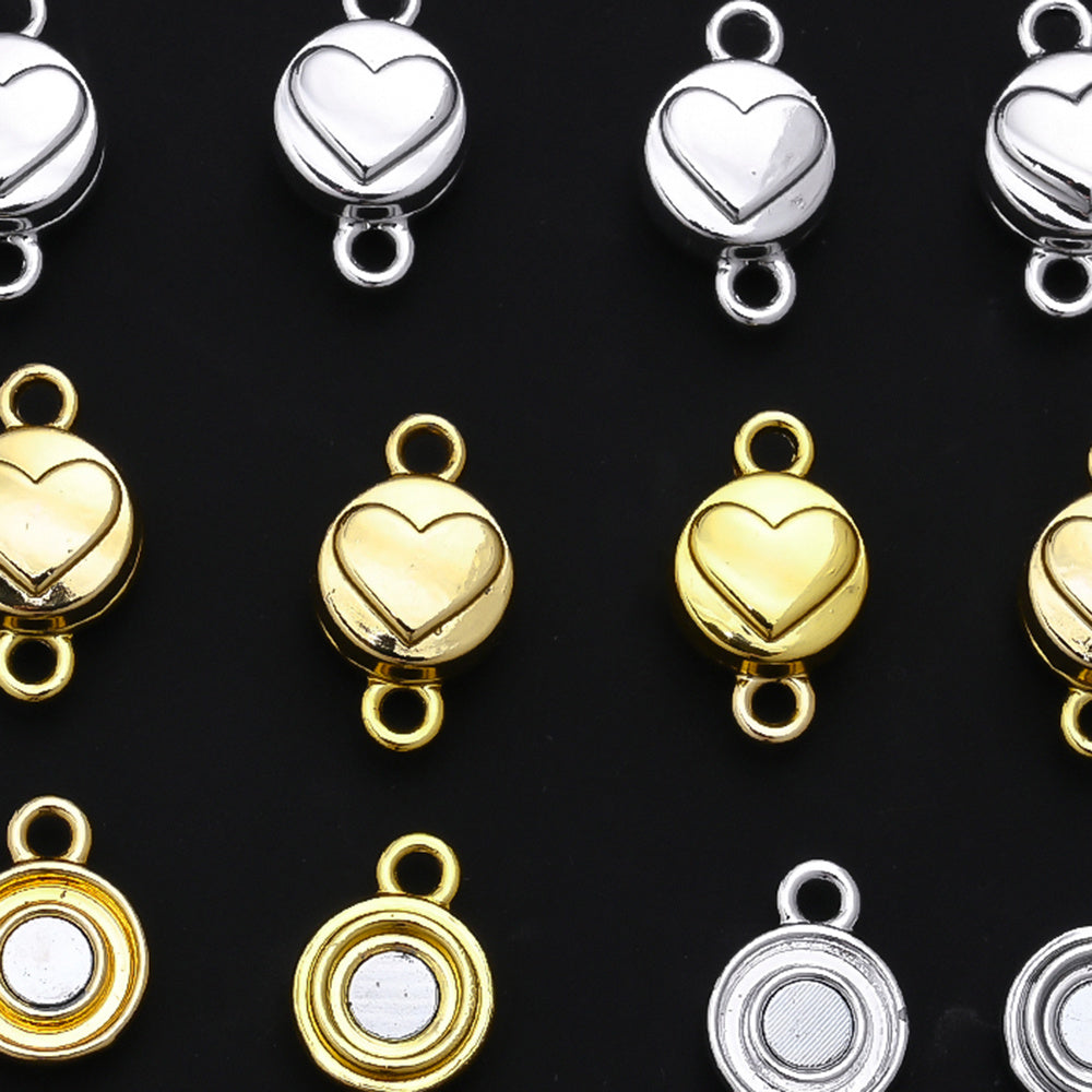 Heart Magnetic Clasp Connectors