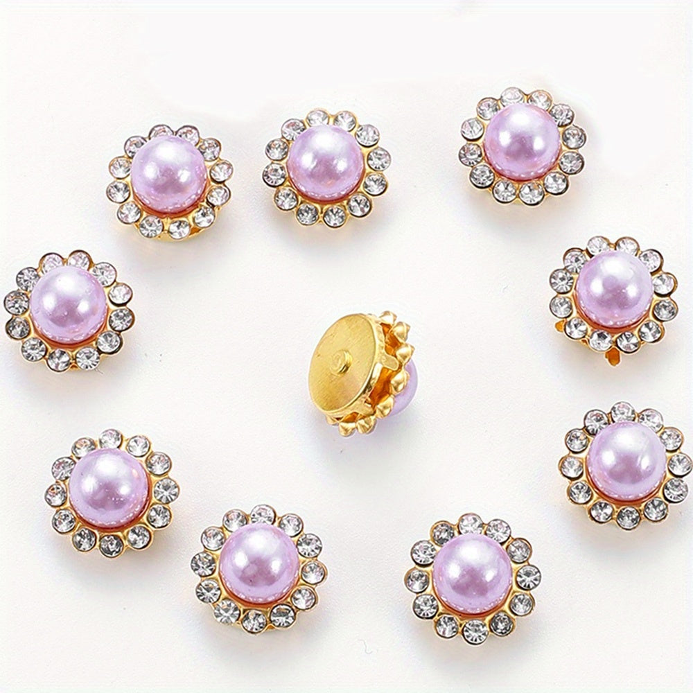 Acrylic Diamond Imitation Pearl Patches