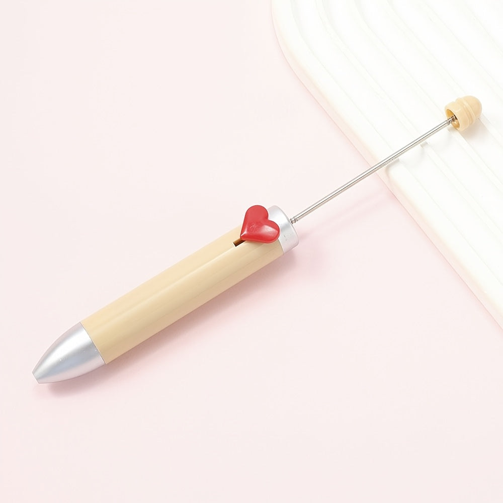155x14 mm Creative Plastic Beaded Ballpoint Pen