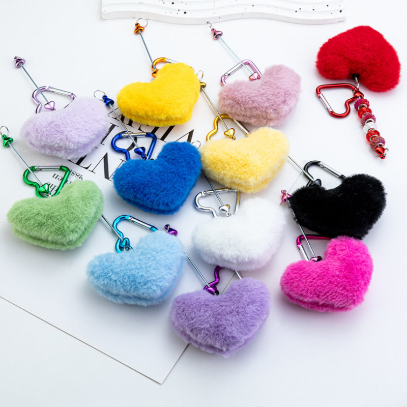 Heart Pom Pom Keychain Making Kit