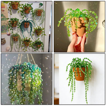Green Glass Bead Set